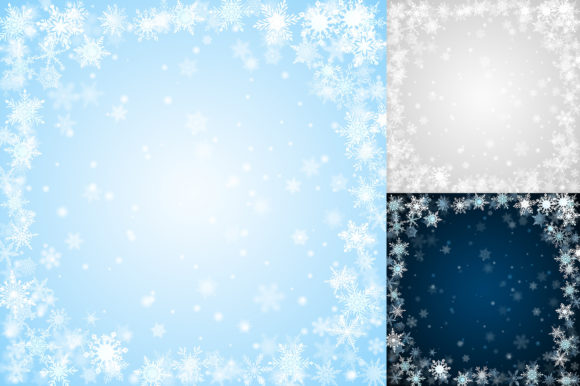 Download Christmas Backgrounds of Snowflakes - Snow Collection