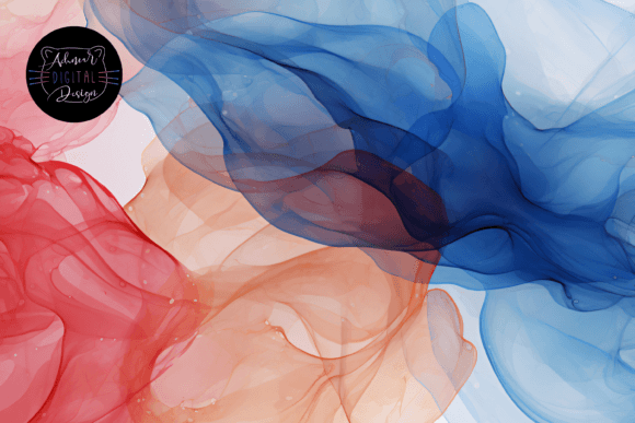 Download Blue and Red Watercolor Ink Background - Red Collection