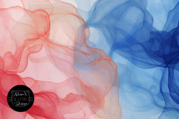 Download Blue and Red Watercolor Ink Background - Red Collection