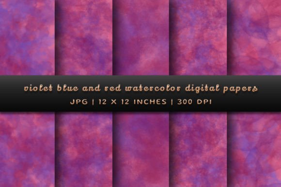Download Violet Blue and Red Digital Papers - Red Collection