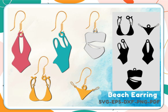 Download Bathing Suit Earring Svg Bikini Earring - Bathing suit Collection