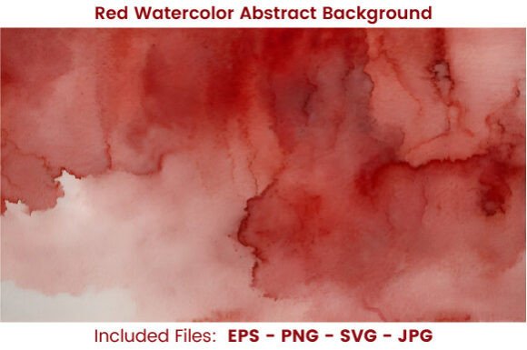 Download Red Watercolor Abstract Background - Red Collection