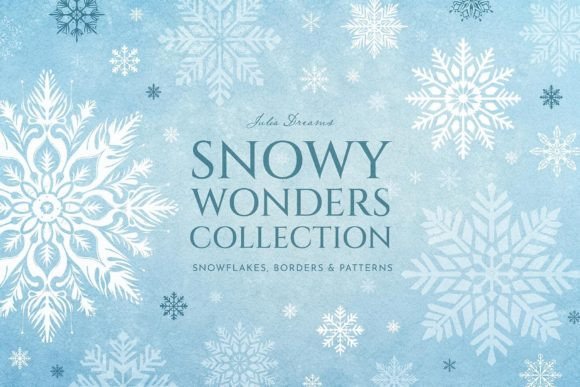Download Snowflakes SVG Winter Christmas Vector - Snow Collection