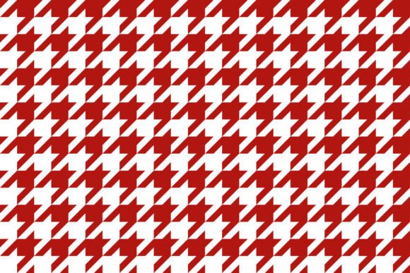 Download Seamless Red &amp; White Houndstooth Pattern - Red Collection